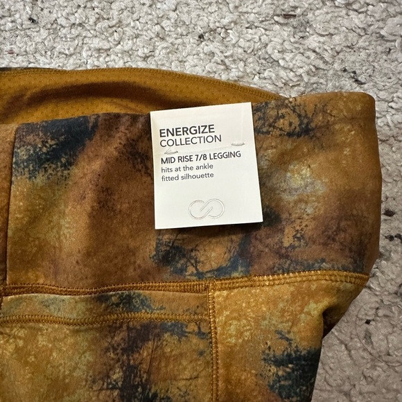 CALIA Women's Energize Mid Rise 7/8 Leggings NWT  Size X-Small Color Topaz - Picture 8 of 8